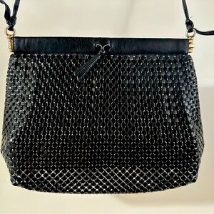 Whiting and Davis Black Vintage Bag